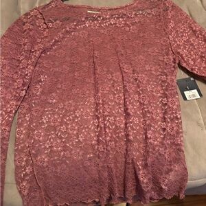 Lacy long sleeved shirt Lucky Brand never worn